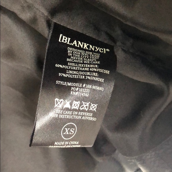 Blank NYC Vegan Leather Jacket - Picture 12 of 12